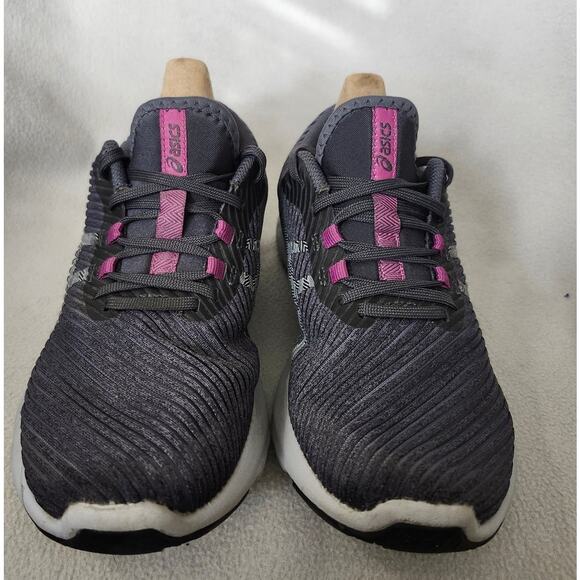 Asics Shoes Womens Size 8 Gray Pink Trail Running Adventure Sneakers - Picture 4 of 8